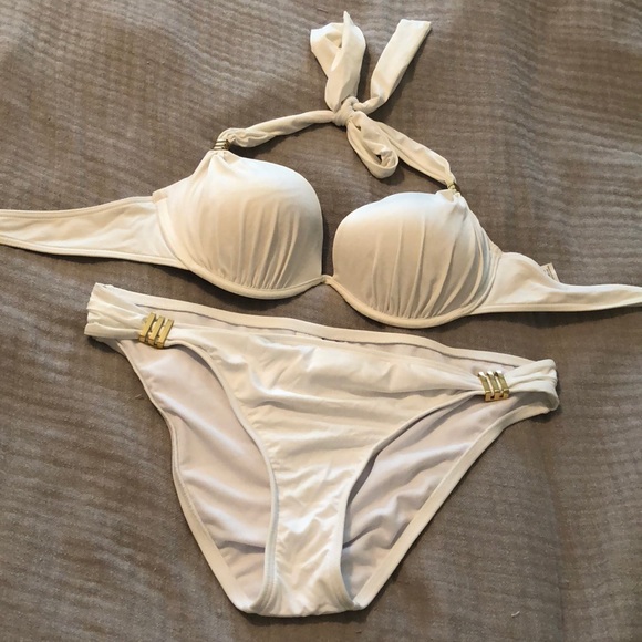 macy's white bathing suit